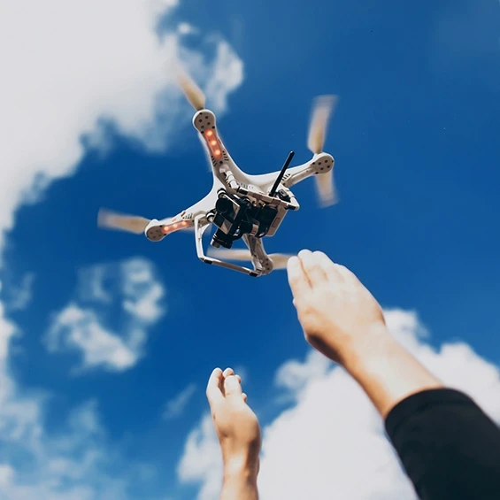 drone vliegen bij landgoed bijstervelt