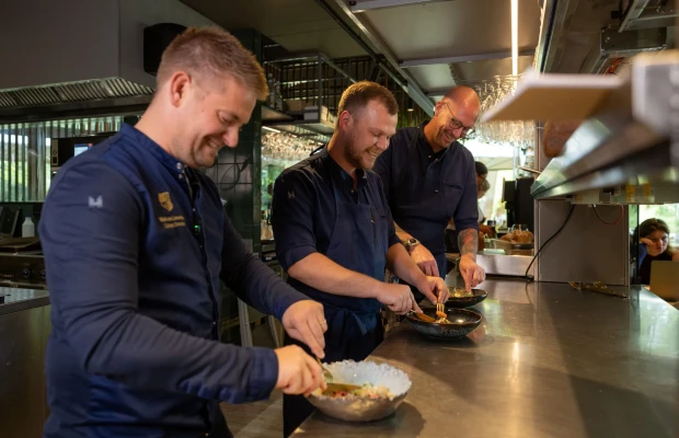 Culinaire mogelijkheden door Culinary Director Nick van Lieverloo en zijn team